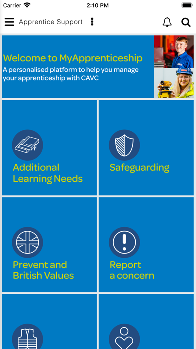 CAVCApprenticeship Screenshot