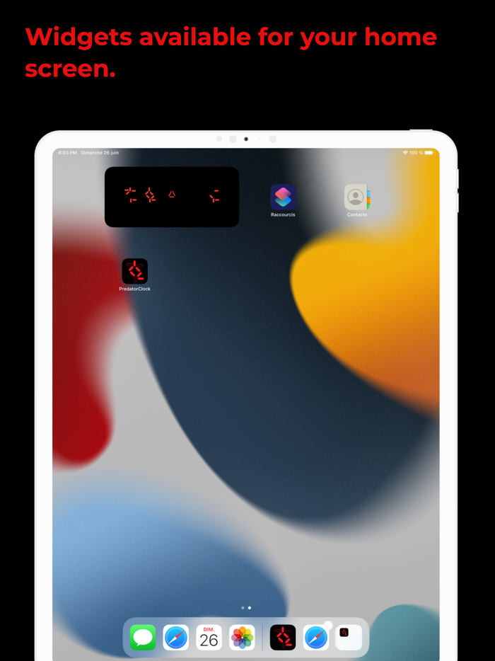 Predator Clock - Alien time