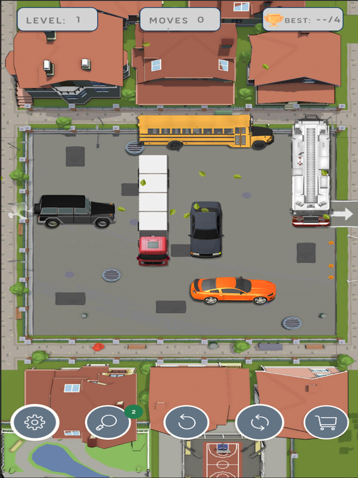 Car Parking Brain Puzzle Game