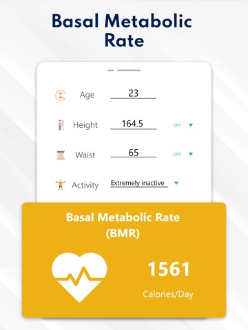 BMI, BMR & Body Fat Calculatorのおすすめ画像5