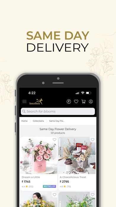 Interflora India Screenshot