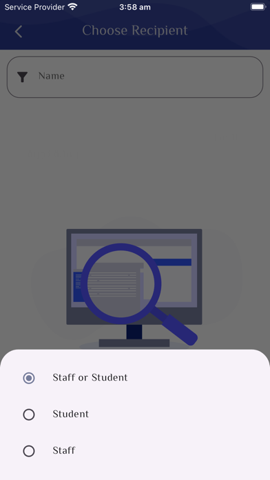 MyU Student Portal screenshot