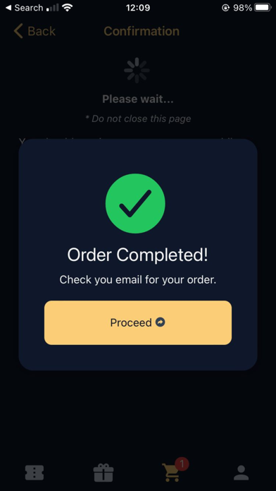 E-Ticket Scanner Screenshot