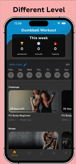 Game screenshot Dumbbell Workout - Gym Workout apk