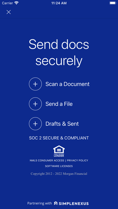 Morgan Financial: My Mortgage Screenshot