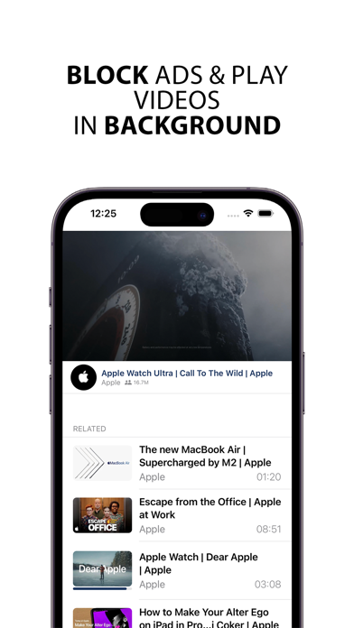 AdVanced Tube - Ad Free Videos Screenshot
