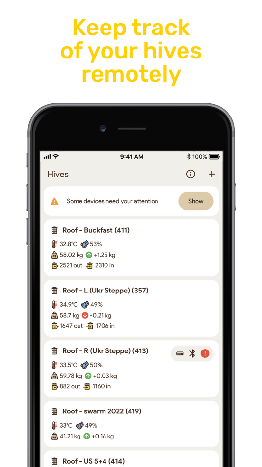 #2. BeeData - Apiary Monitoring (iOS) 由: BeeData BV