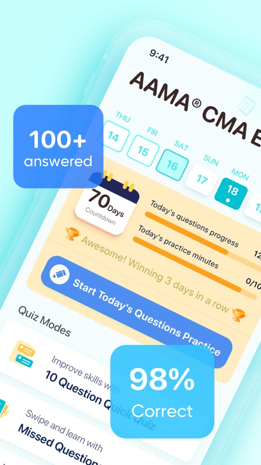 #2. AAMA CMA Exam Prep 2025 (iOS) Bởi: 和荣 叶