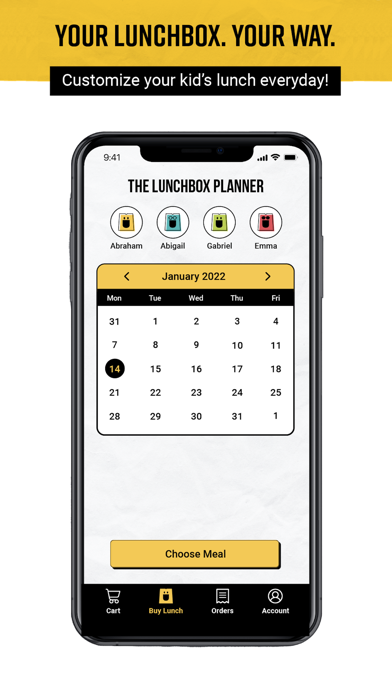 Our Lunches Screenshot