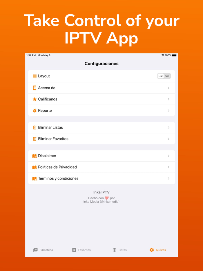 Inka IPTV Pro - M3U Player