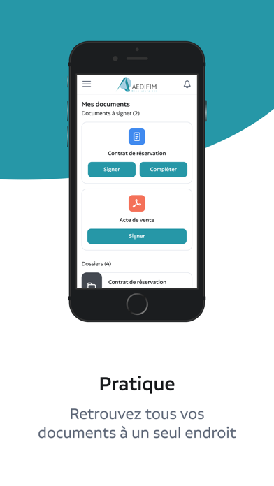 Screenshot #2 pour AEDIFIM - Espace client