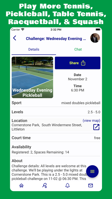 Racquet Rivalry: Meet & Rally! Screenshot