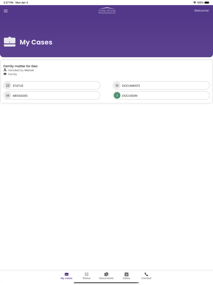 Cook Taylor Woodhouse Portal