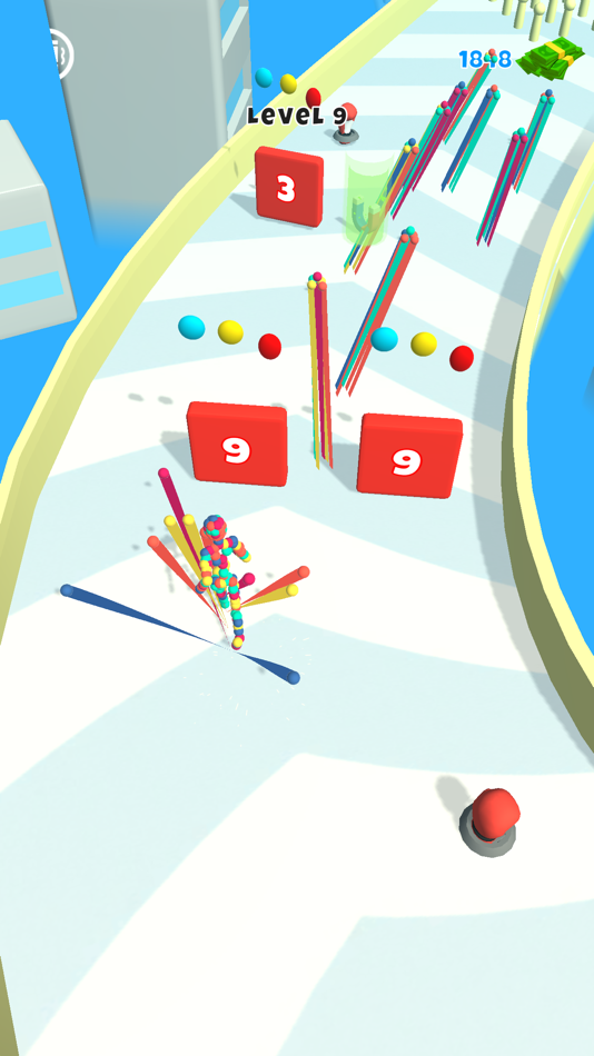 #2. Split Rush 3D (iOS) 由: Clocknest Games