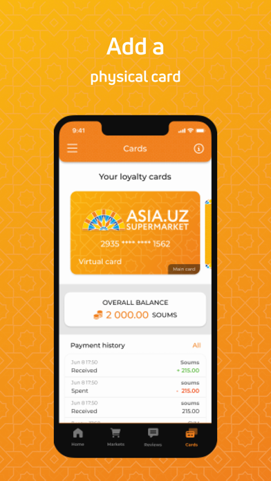 Asia.uz supermarket Screenshot