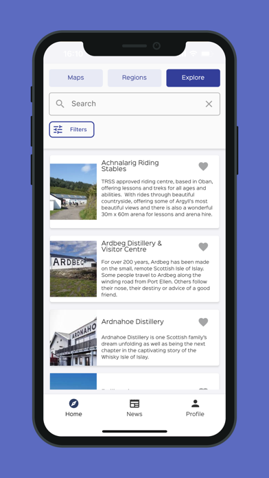 Holiday Scotland MApps Screenshot
