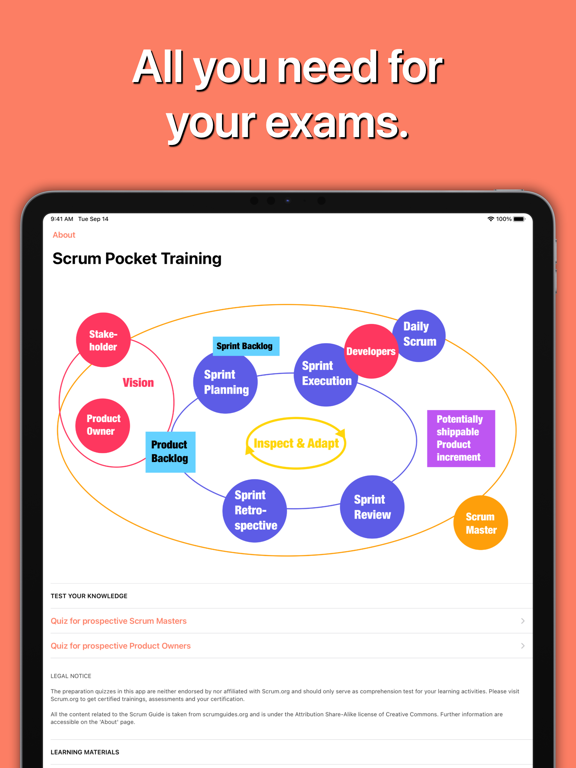 Screenshot #6 pour Scrum Pocket Training