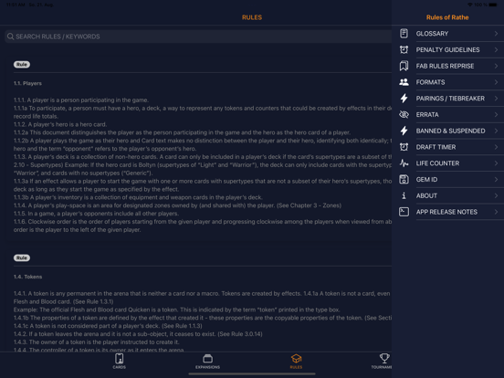 RULES OF RATHE iPad screenshot 5 - Productivity app