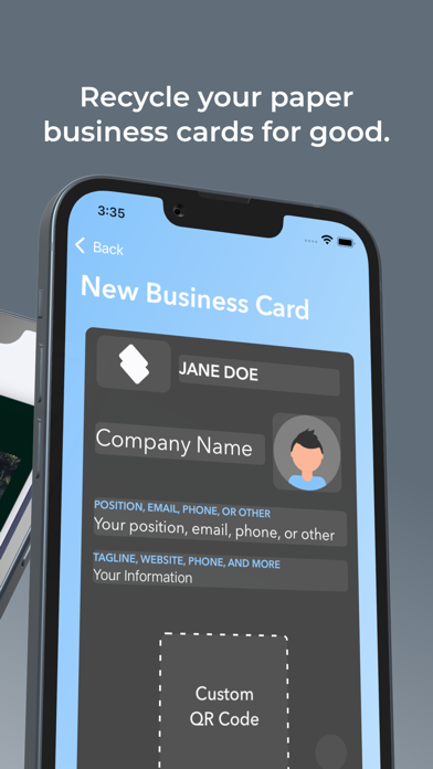 Screenshot #2 pour Social Card - QR Business Card