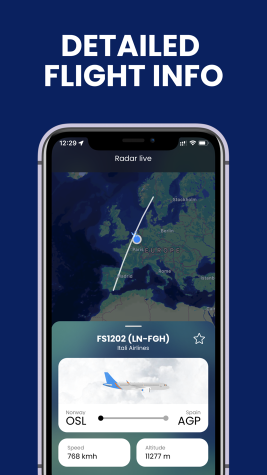 #2. Flight Radar - RealTime (iOS) 由: Mateusz Picz