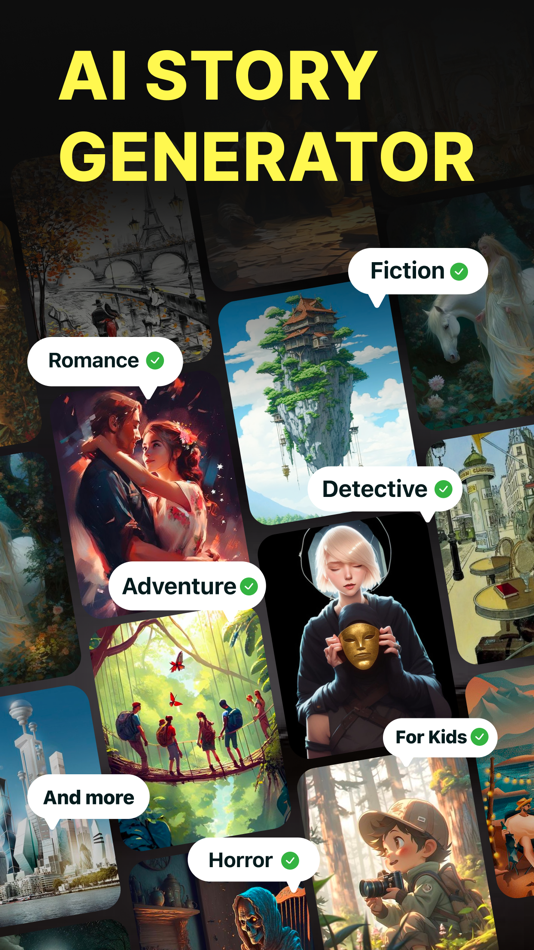 #1. AI Story Generator Novel Write (iOS) Podle: Sinh Nguyen Mai