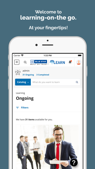 iLearn - Blue Star LMS Screenshot