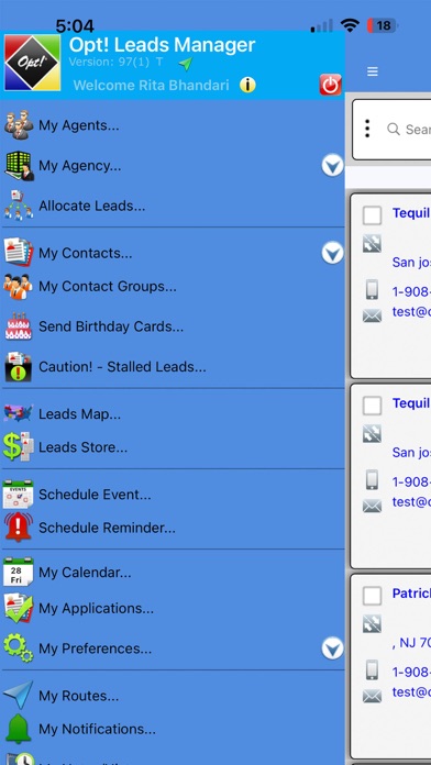 Leads Manager Screenshot