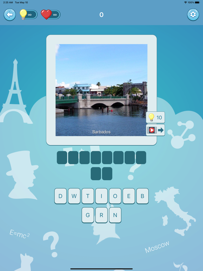 Quiz capitals all world cities