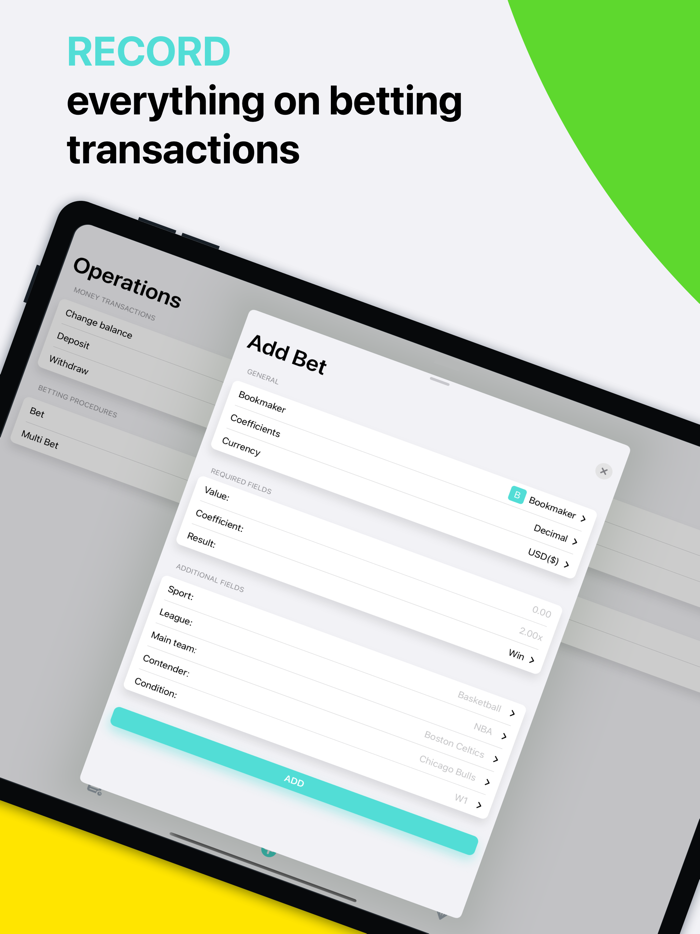 Fisbee - Betting statistics