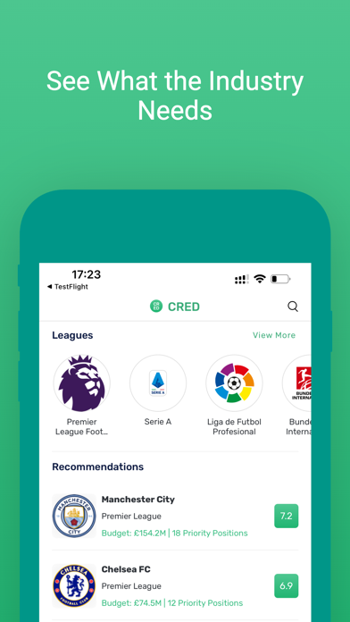 CRED Football (Soccer) Screenshot