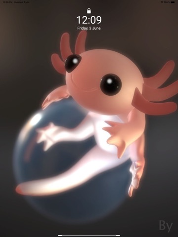 Cute Axolotl - Wallpapers.のおすすめ画像4