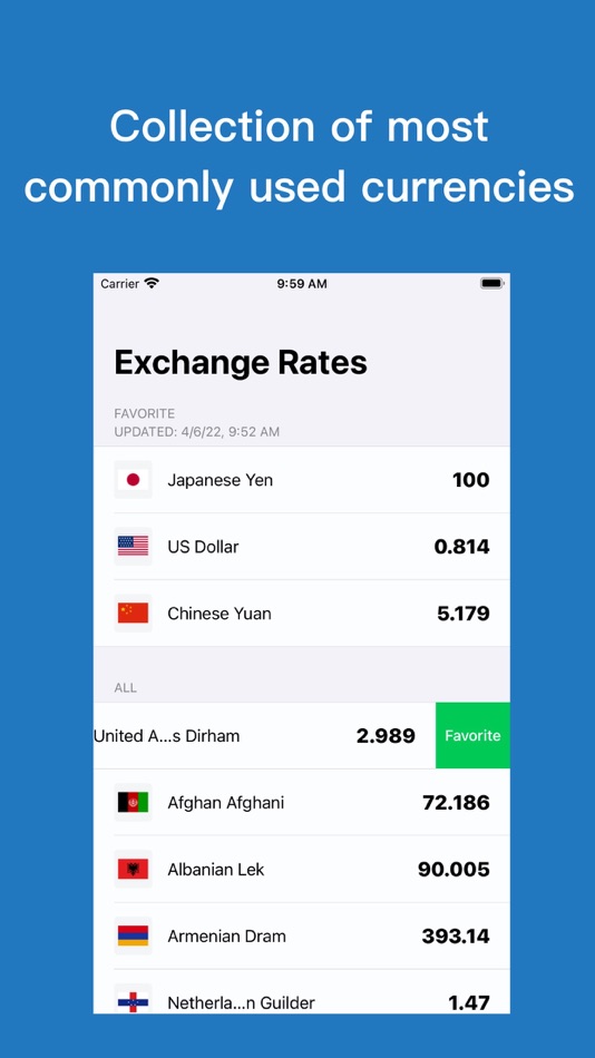 #2. Easy Exchange Rate (iOS) Ved: 天任 朱