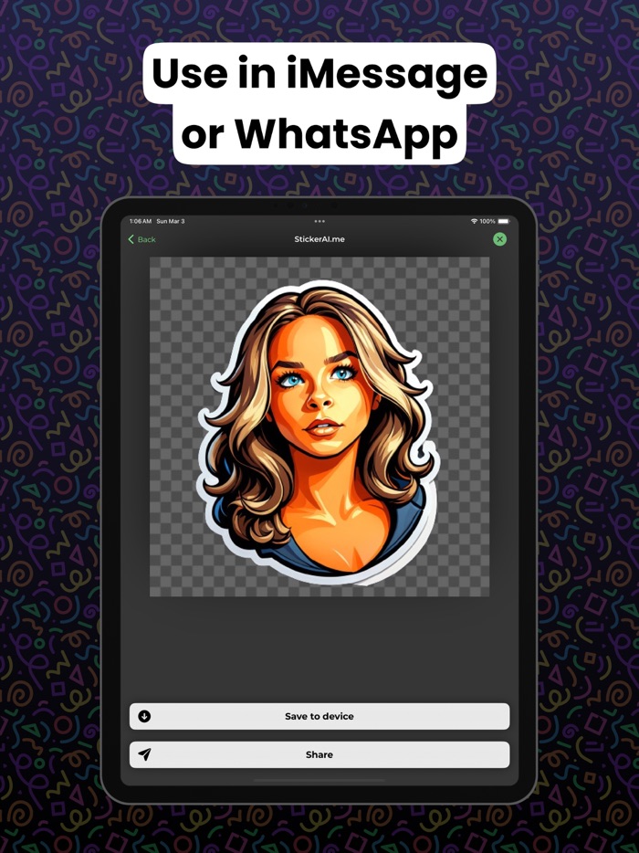 Face to Sticker StickerAI.me