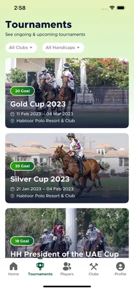 Game screenshot UAE Polo Federation apk