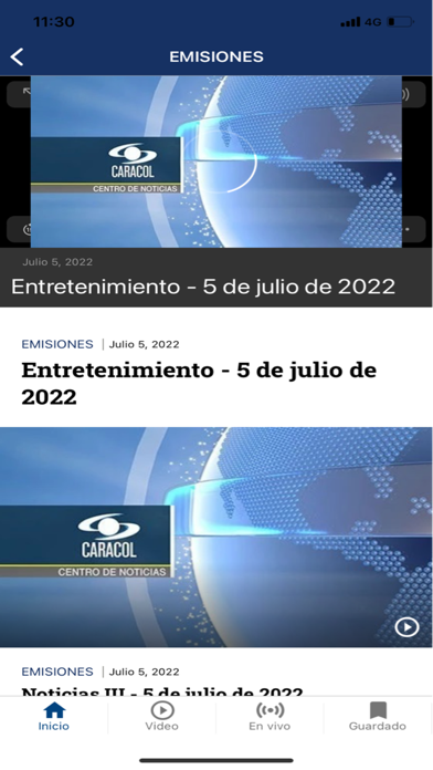Noticias Caracol Screenshot