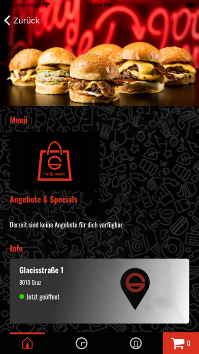 Freigeist Burger Graz Screenshot