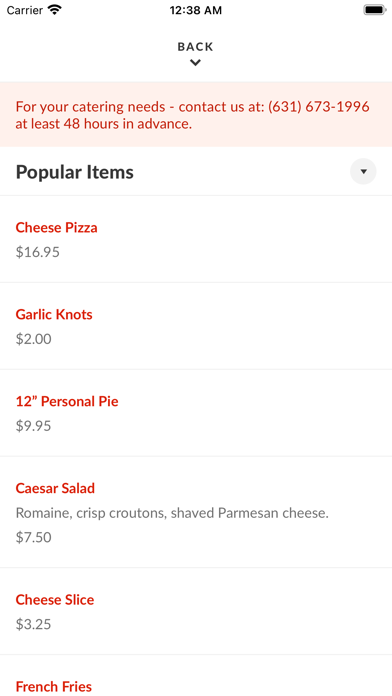 Jimmy's Pizza NYC Screenshot