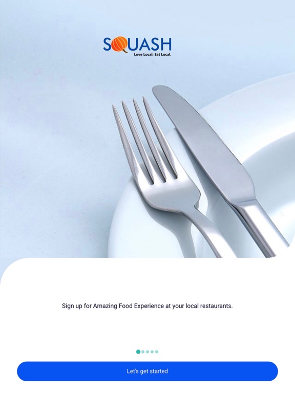 Squash Local Eats iPad screenshot 1 - Food & Drink app