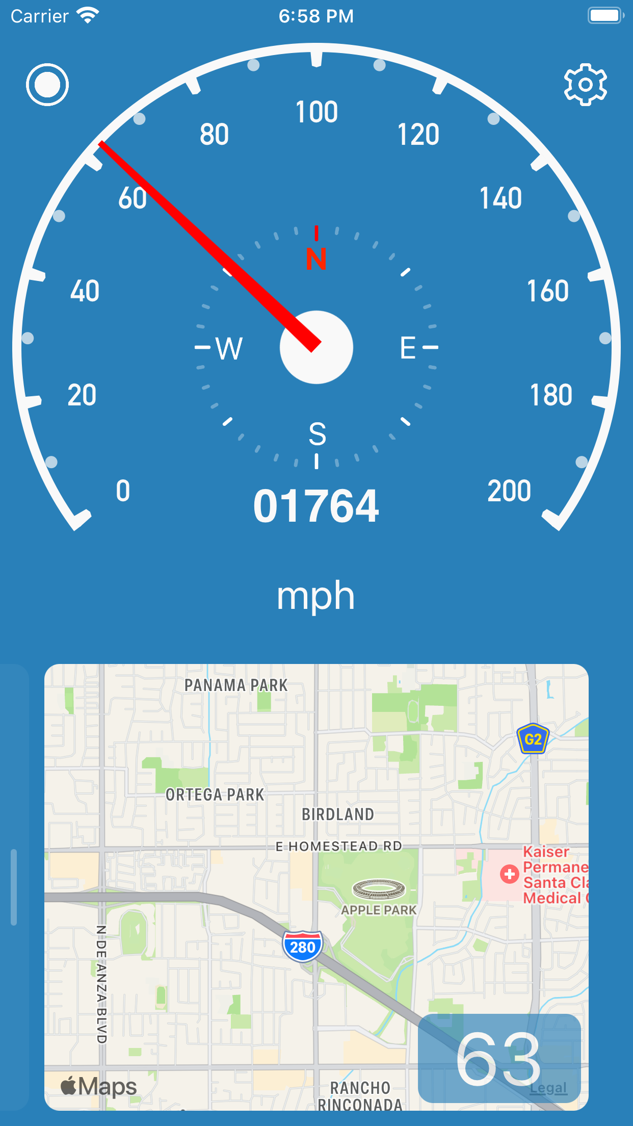 Speedometer Simple screenshot 4