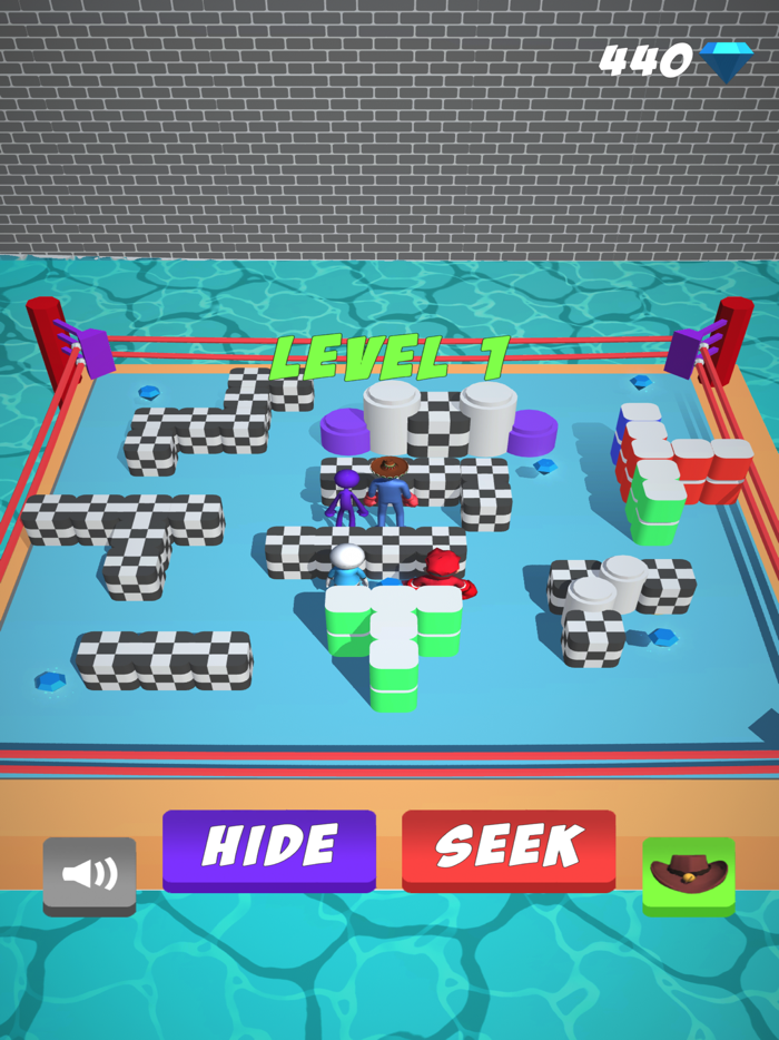 Hide and seek by friends