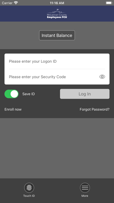McLennan County Employees FCU Screenshot