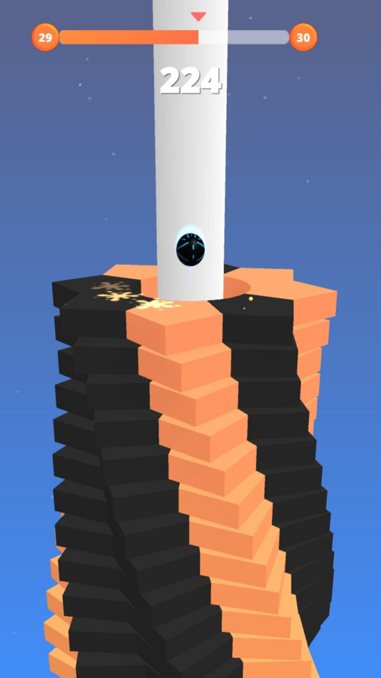 #4. Helix Stack Ball: Drop Ball 3D (iOS) 由: Muhammad Aslam