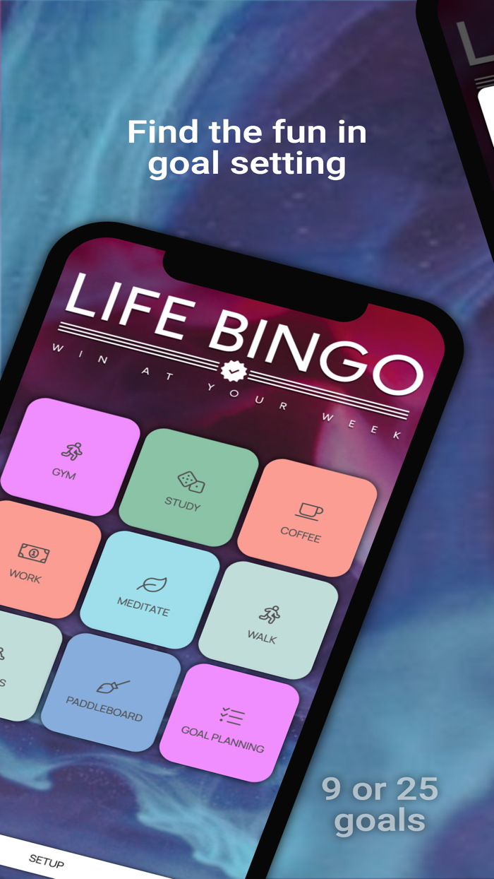 Life Bingo Complete Your Goals