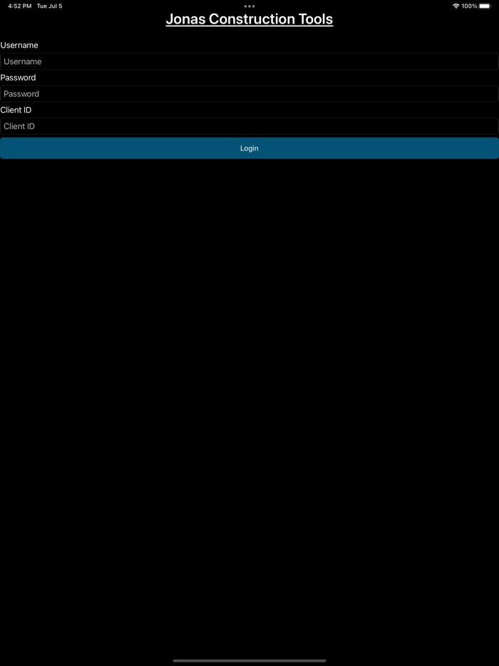 Jonas Construction Tools