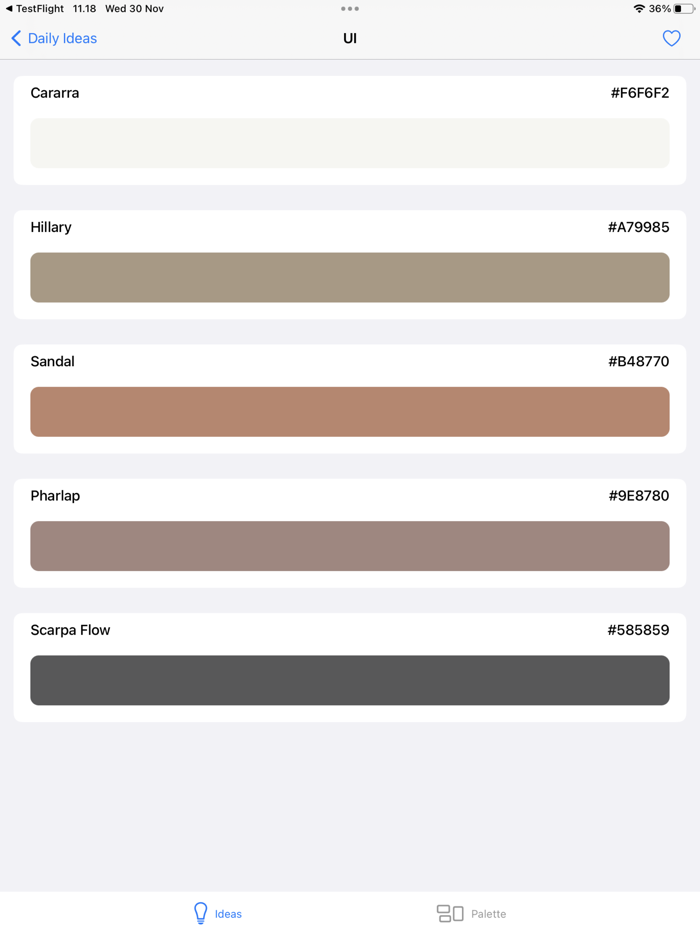 Colorio Palette Generator