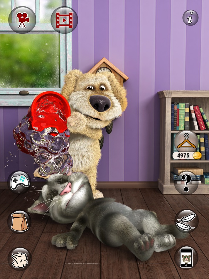 #2. Talking Tom Cat 2 for iPad (iOS) بواسطة: Outfit7 Limited