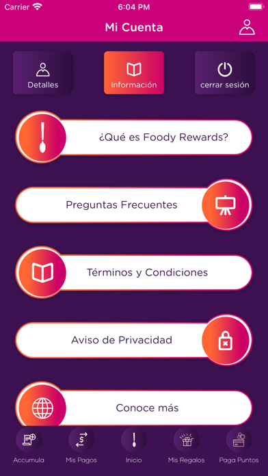 Foody Rewards Screenshot
