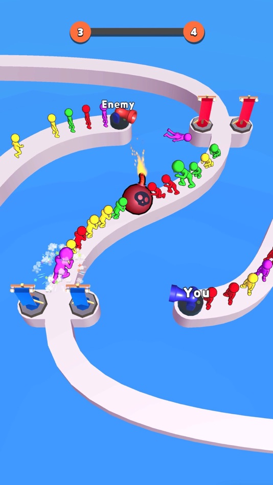 #3. Merge Pusher 3D (iOS) 由: Svyatoslav Fedoriv