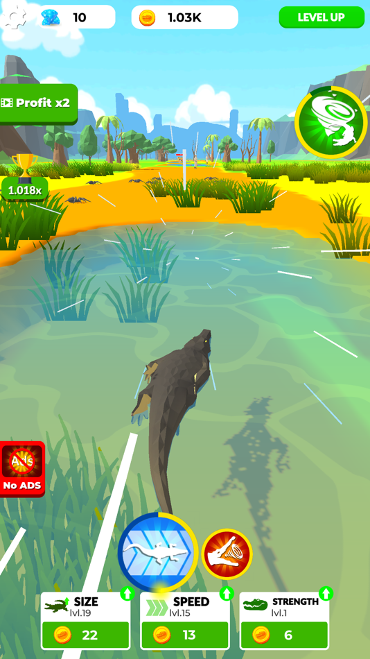 #7. Idle Evolution: Reptile Empire (iOS) Podle: Nikita Subachev
