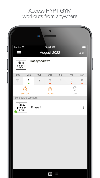 RYPT GYM Screenshot